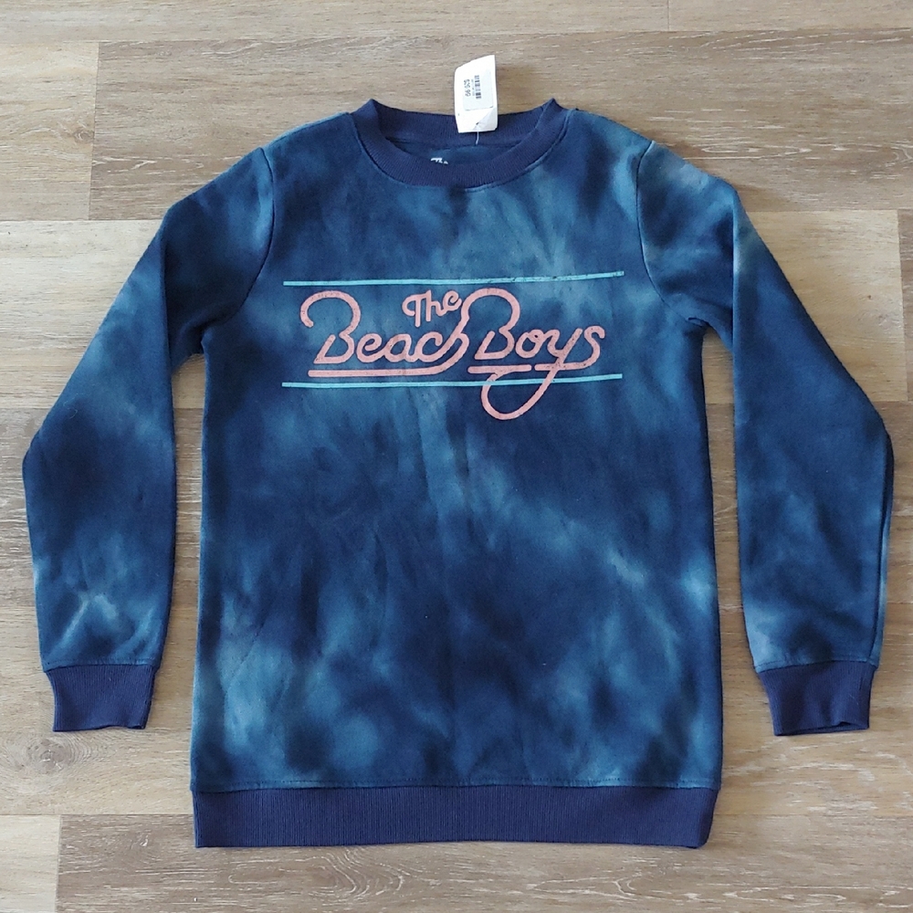 NWOT The Beach Boys Women's Graphic Sweatshirt Blue Size XS